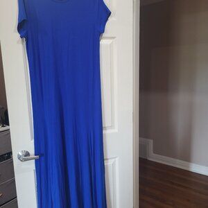 $299 POLO RALPH LAUREN  ROYAL BLUE RESORT BEACH MAXI DRESS XL